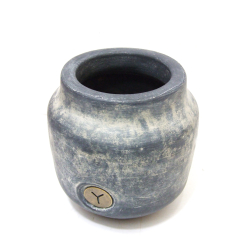 Wazon betonowy / gliniany rustykalny 26x26cm